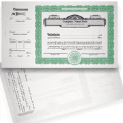 GOES 722 Standard Stock Certificates 