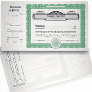 GOES 722 Standard Stock Certificates