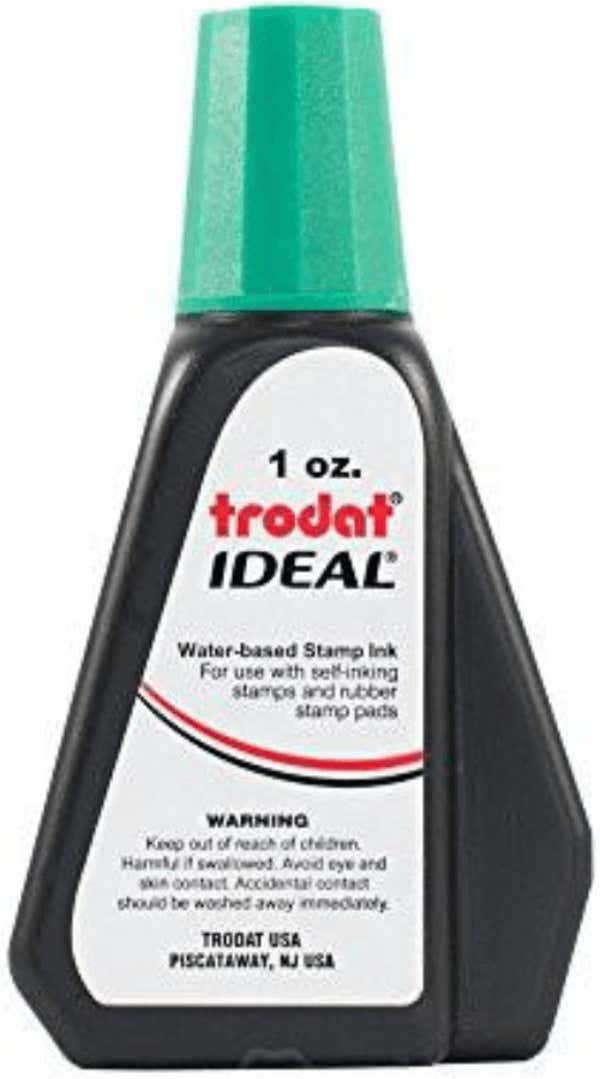 Green 1oz Self Inking Refill Ink