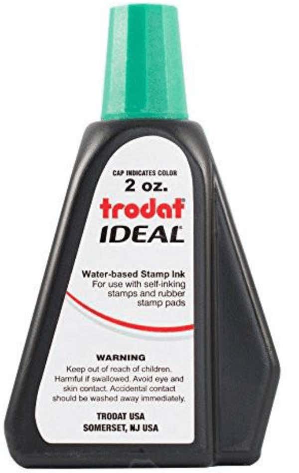 Green 2oz Self Inking Refill Ink