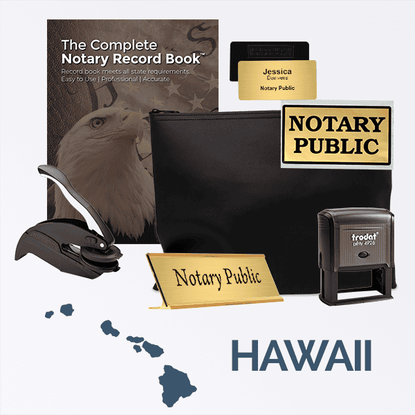 Hawaii Deluxe Notary Kit