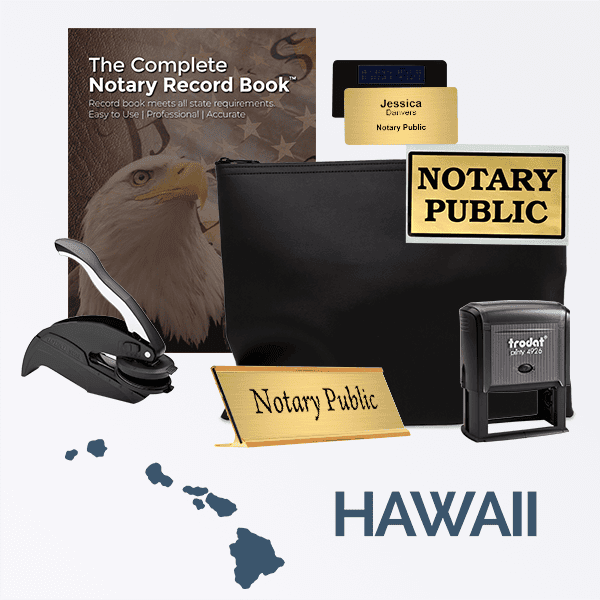 Hawaii Deluxe Notary Kit