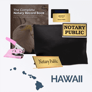 Hawaii Pink Deluxe Notary Kit