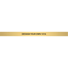 Horizontal Engraved Heavy Brass Signs 1" x 16"