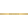Horizontal Engraved Heavy Brass Signs 1" x 18"