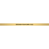 Horizontal Engraved Heavy Brass Signs 1" x 22"