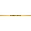 Horizontal Engraved Heavy Brass Signs 1" x 24"