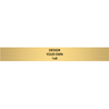 Horizontal Engraved Heavy Brass Signs 1" x 8"