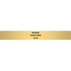 Horizontal Engraved Heavy Brass Signs 2" x 16"