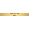 Horizontal Engraved Heavy Brass Signs 2" x 20"