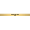 Horizontal Engraved Heavy Brass Signs 2" x 24"