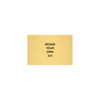 Horizontal Engraved Heavy Brass Signs 2" x 3"