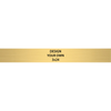 Horizontal Engraved Heavy Brass Signs 3" x 24"