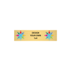 Horizontal Full Color Brass Signs 1" x 4"