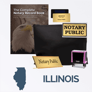 Illinois Pink Deluxe Notary Kit