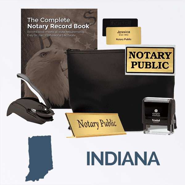 Indiana Deluxe Notary Kit