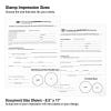 Choose impression stamp size