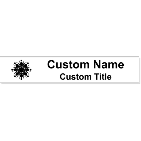 Engraved 1.5" x 8" Wall Sign Insert Only