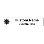 Engraved 1.5" x 8" Wall Sign Insert Only