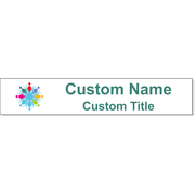 Full Color 1.5" x 8" Wall Sign Insert Only