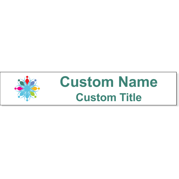 Full Color 1.5" x 8" Wall Sign Insert Only