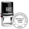 State of Iowa Land Surveyor Stamp Seal