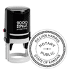 Kansas Notary Public Round Stamp