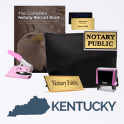 Kentucky Pink Deluxe Notary Kit
