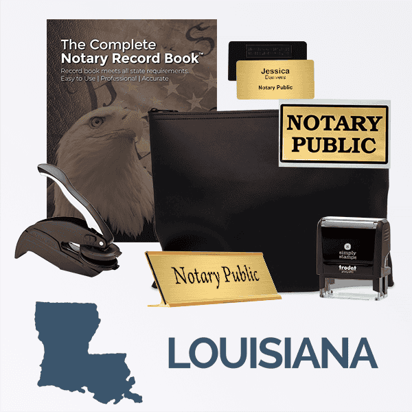 Louisiana Deluxe Notary Kit