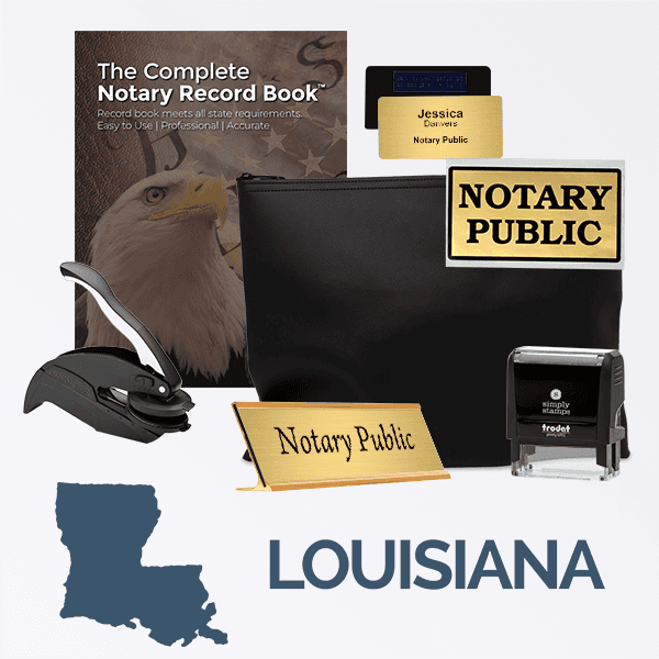 Louisiana Deluxe Notary Kit