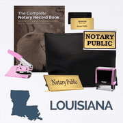 Louisiana Pink Deluxe Notary Kit