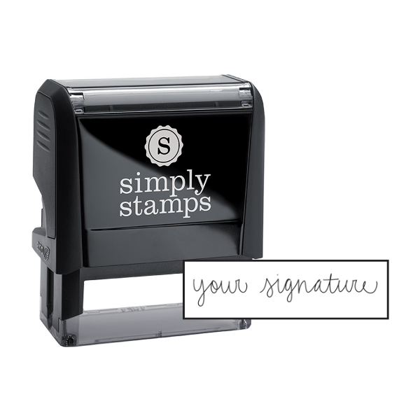 Medium Self-Inking Signature Custom Stamp