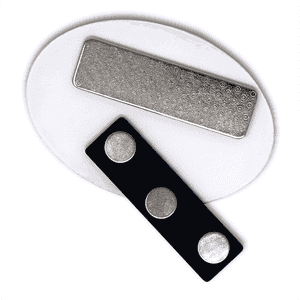 Magnetic Backing for Name Tags - Oval