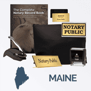 Maine Deluxe Notary Kit