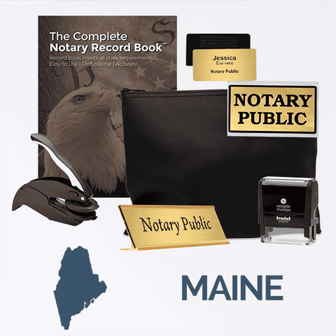 Maine Deluxe Notary Kit