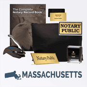 Massachusetts Deluxe Notary Kit