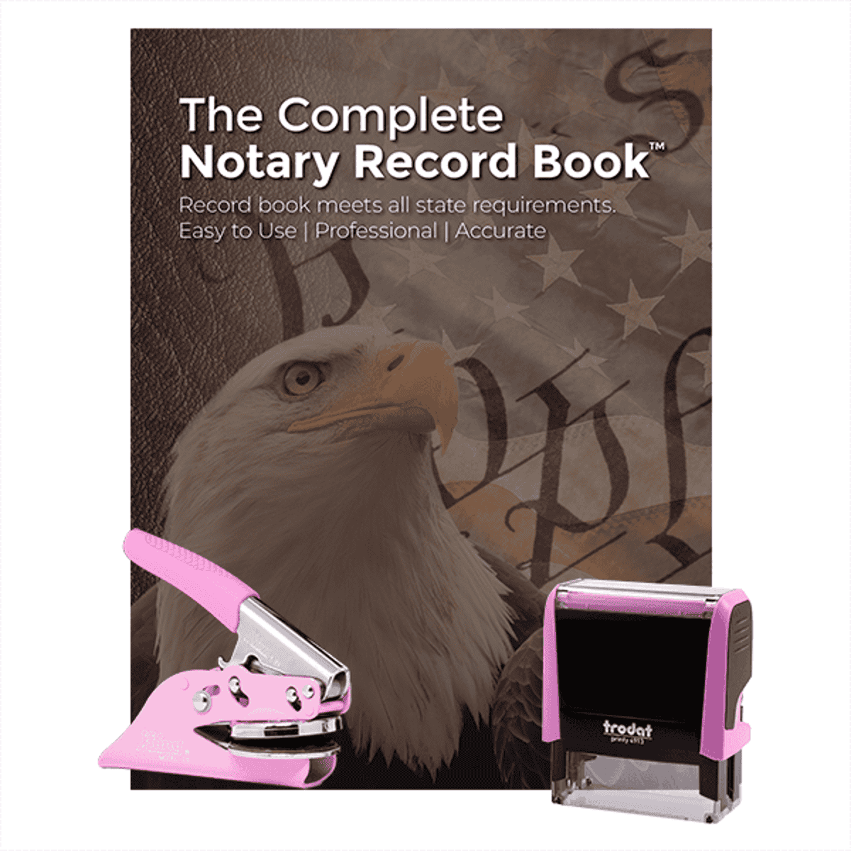 Massachusetts Pink Value Notary Kit