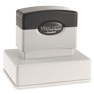 MaxLight Custom Pre-Inked Stamp - MAX-225Z -  Black Ink