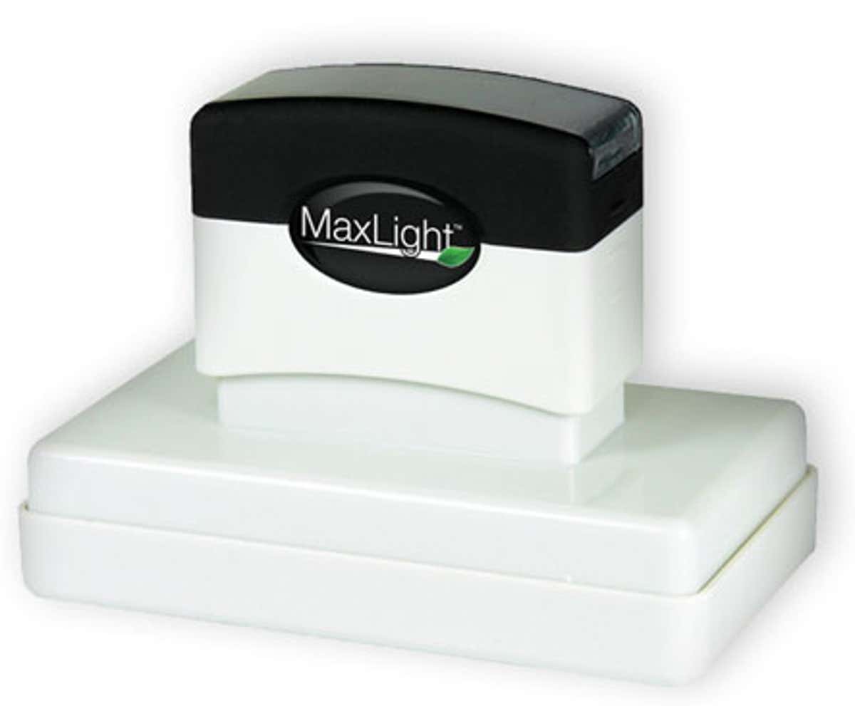 MaxLight Custom Pre-Inked Stamp - MAX-800Z