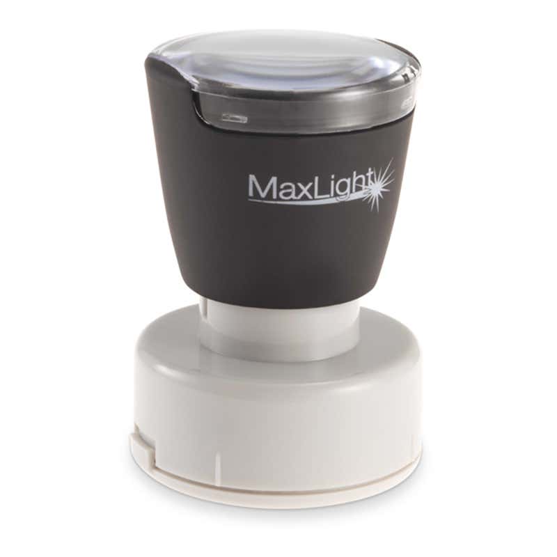 MaxLight Custom Pre-Inked Stamp - MAX-495Z - Black Ink