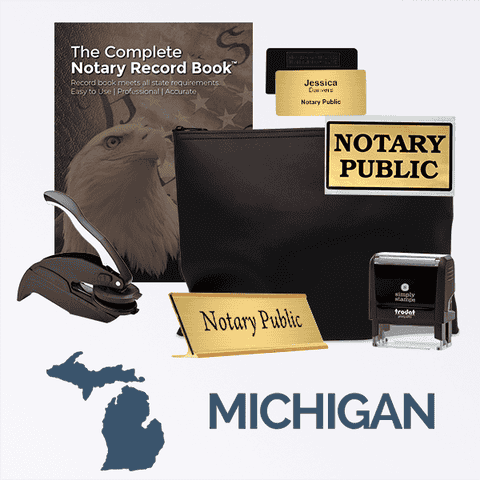 Michigan Deluxe Notary Kit