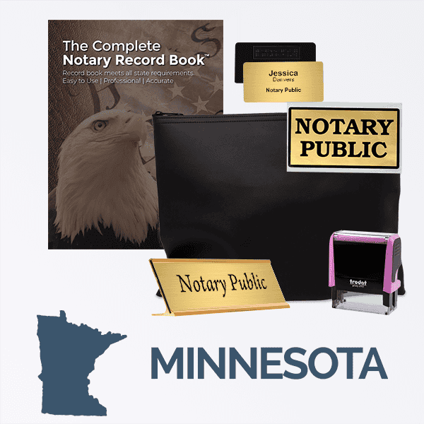 Minnesota Pink Deluxe Notary Kit