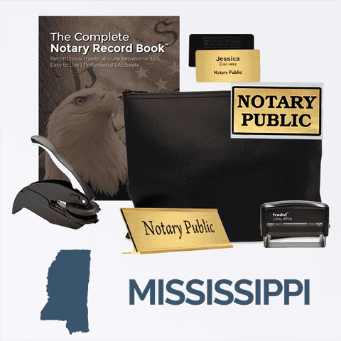 Mississippi Deluxe Notary Kit