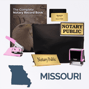 Missouri Pink Deluxe Notary Kit