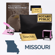 Missouri Pink Deluxe Notary Kit