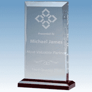 Most Valuable Person Apex Style Acrylic Award