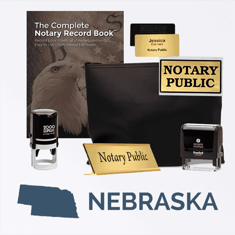 Nebraska Deluxe Notary Kit