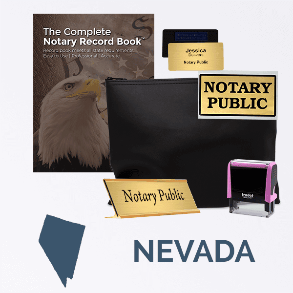 Nevada Pink Deluxe Notary Kit