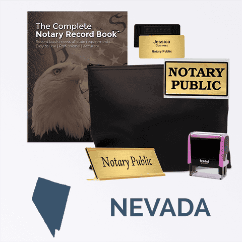 Nevada Pink Deluxe Notary Kit
