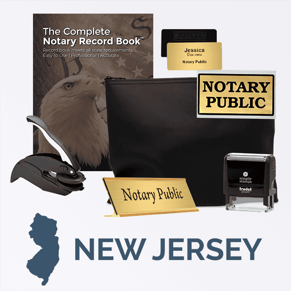 New Jersey Deluxe Notary Kit